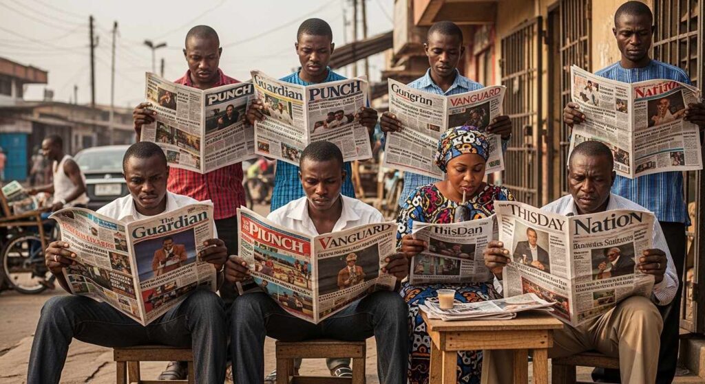Nigerian newspaper advert rates compressed