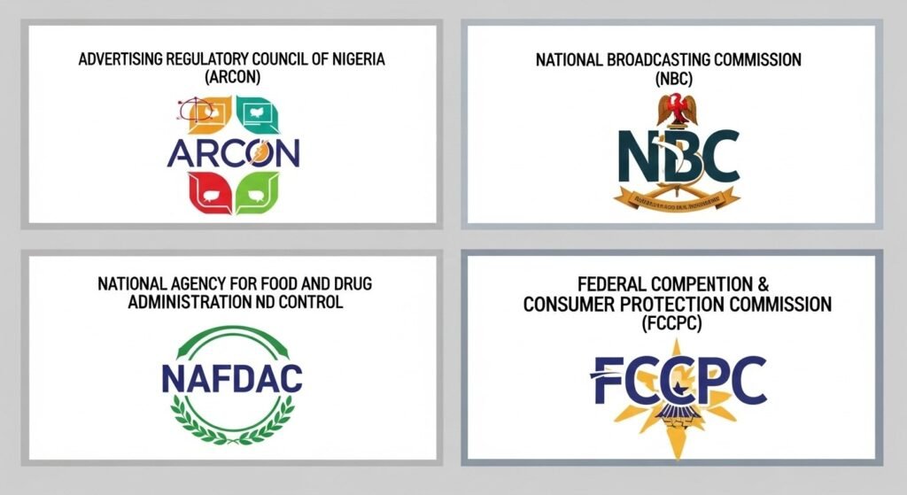Which organization in Nigeria controls advertising