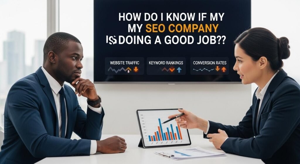 How do i know if my SEO company is doing a good job