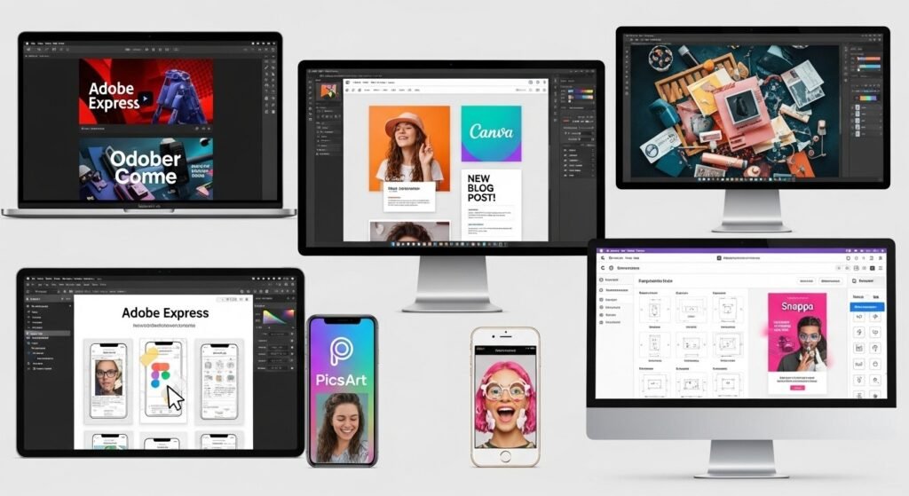 editing softwares social media managers use compressed