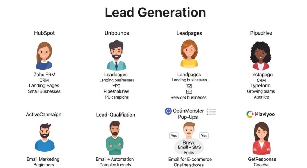 list of softwares used for lead generation compressed