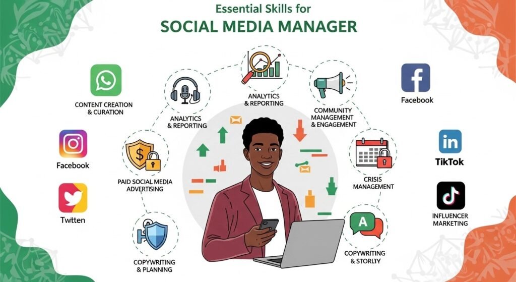 skills you need to work as a social media manager in Nigeria compressed