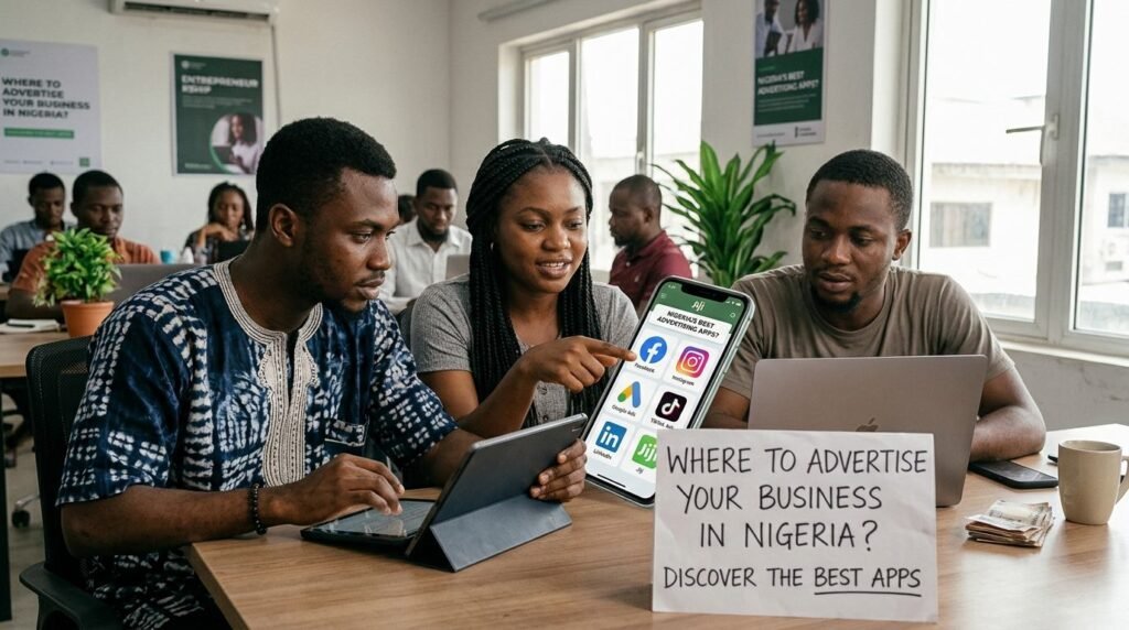 Which app can I advertise my business in Nigeria?