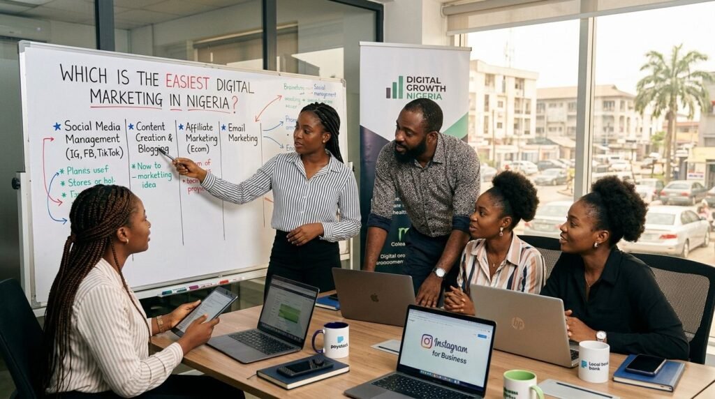 Which is the Easiest Digital Marketing in Nigeria?