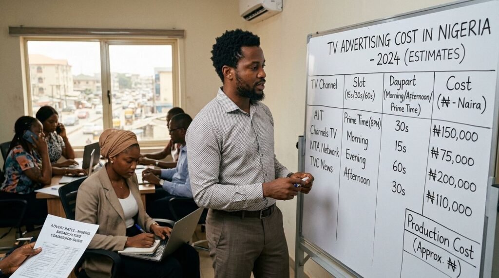 TV Advertising Cost in Nigeria (2026 Advert Rates Cards) 4 TV Advertising Cost in Nigeria (2026 Advert Rates Cards)