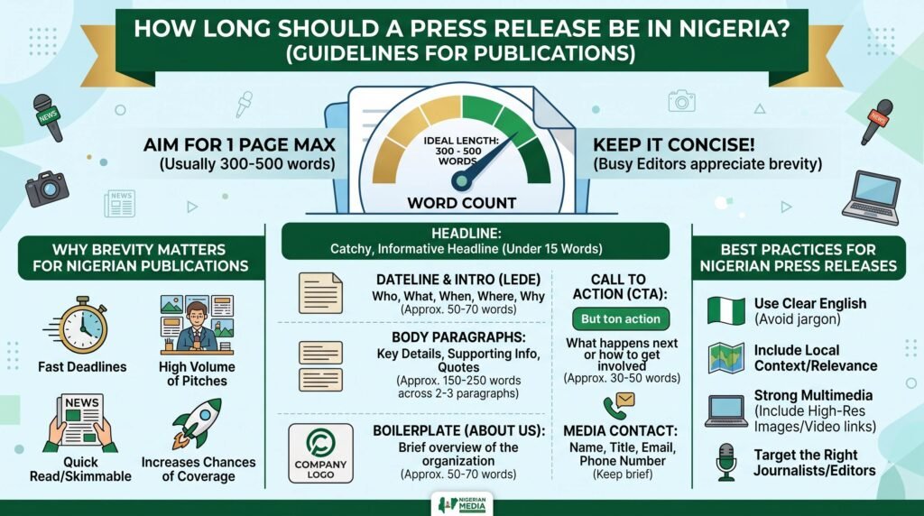 How Long Should a Press Release Be in Nigeria