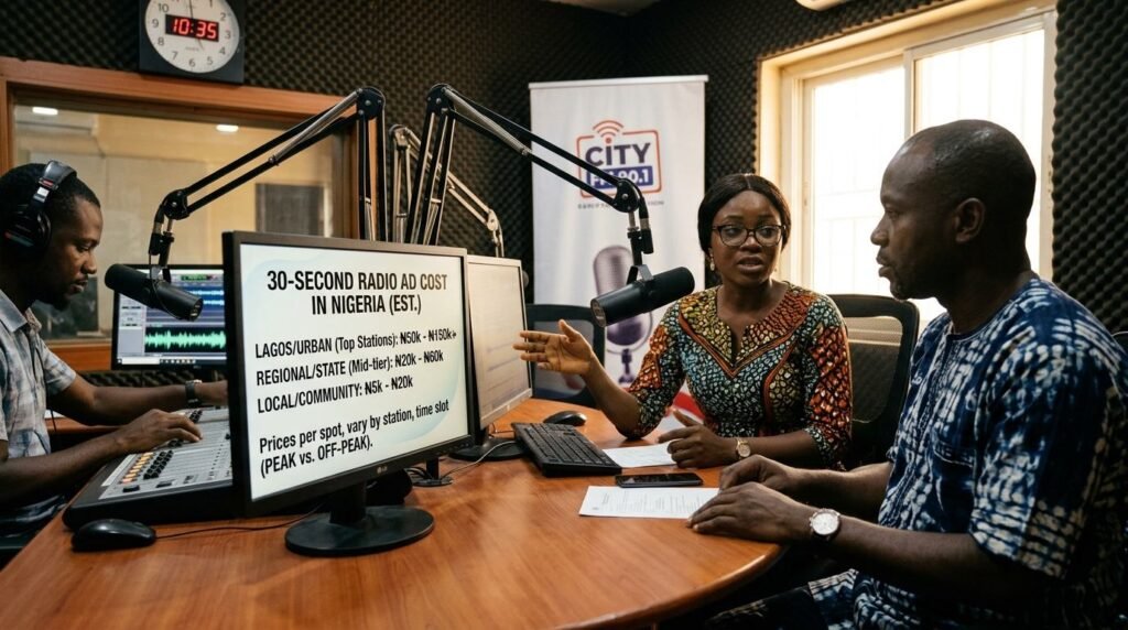 How Much is a 30-second Ad on Radio in Nigeria?