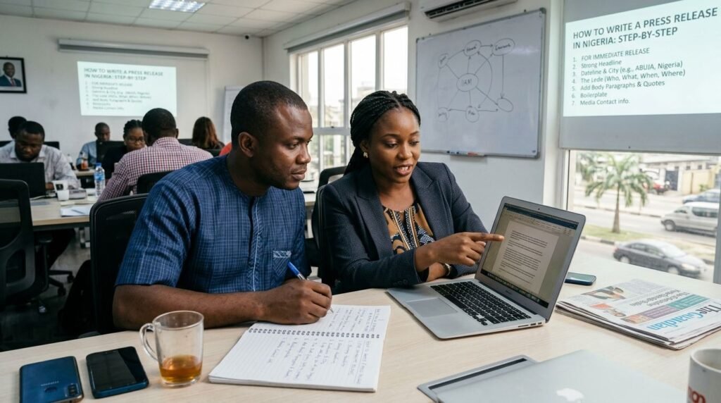 How to Write a Press Release in Nigeria? Article Format Examples 4 How to Write a Press Release in Nigeria?