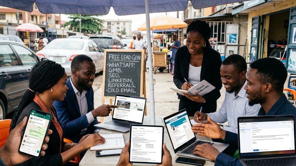how to generate leads without a budget in Nigeria compressed