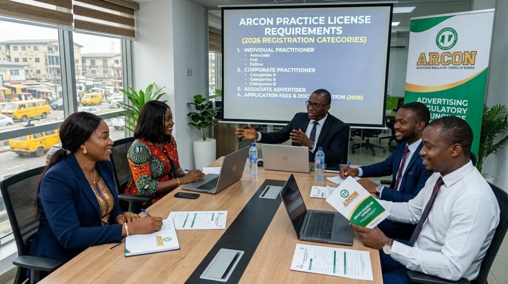 ARCON Practice License Requirements (2026 Registration Categories)