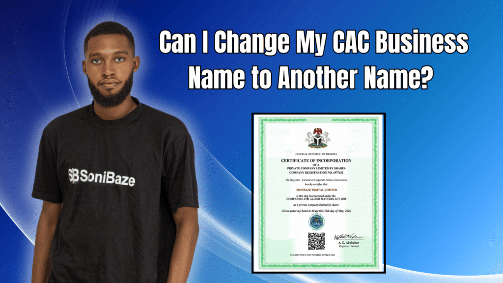 Can I Change My CAC Business Name to Another Name