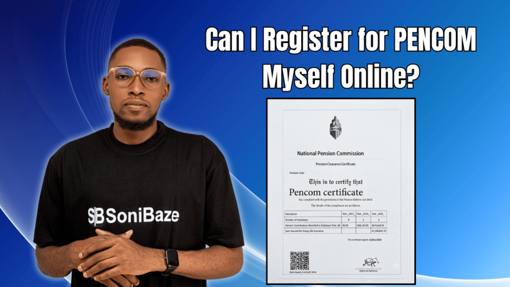 Can I Register for PENCOM Myself Online