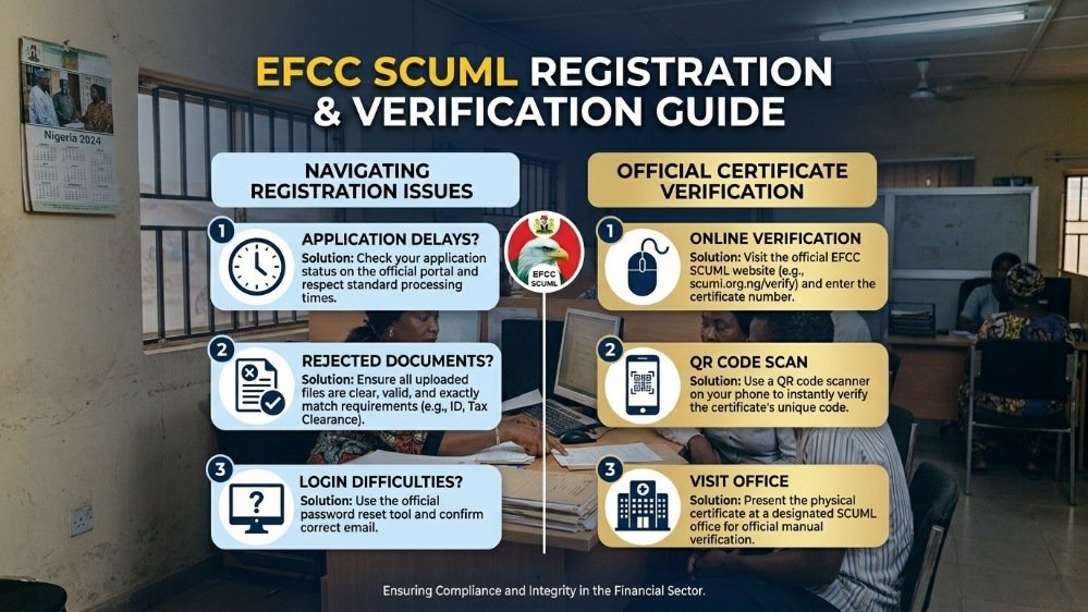 EFCC SCUML Registration Issues and Certificate Verification Solutions 4 EFCC SCUML Registration Issues and Certificate Verification Solutions compressed