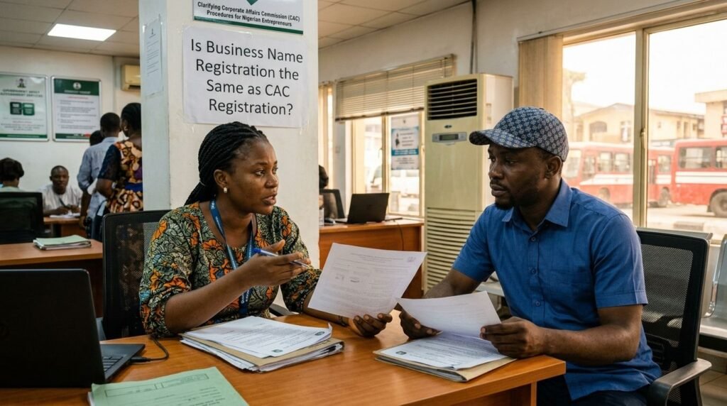 Is Business Name Registration the Same as CAC Registration?