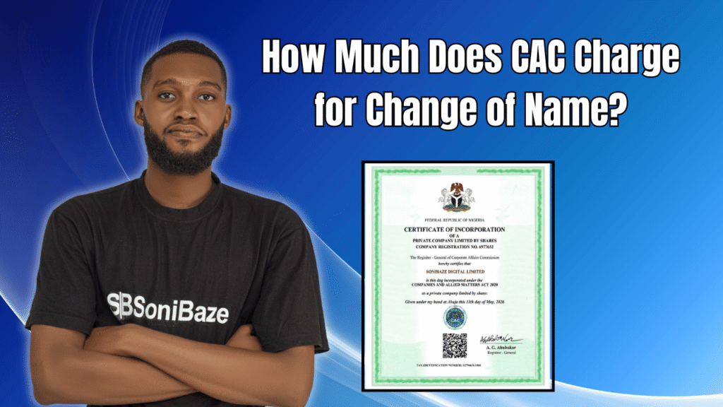 How Much Does CAC Charge for Change of Name