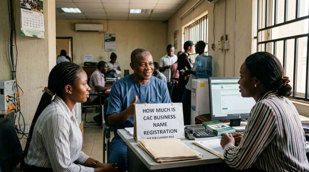 How much is CAC business name registration in