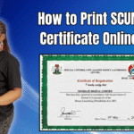 How to Print SCUML Certificate Online