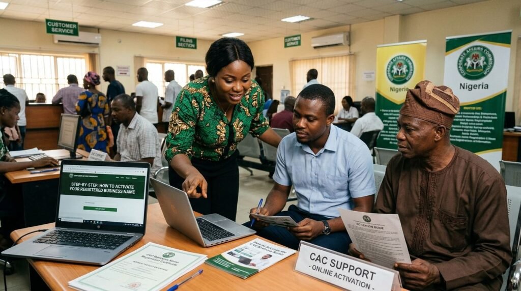 How to Activate My CAC Business Name