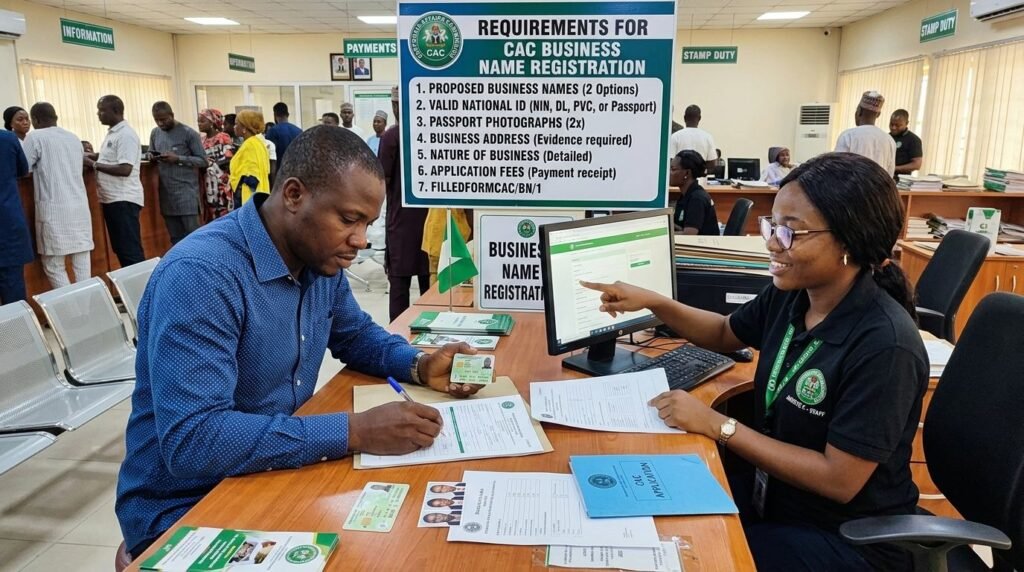 Requirements for CAC Business Name Registration (2026 Documents, Fees)
