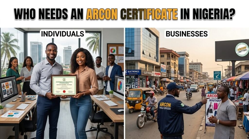 Who Needs an ARCON Certificate in Nigeria? Individuals, Businesses 4 Who Needs an ARCON Certificate in Nigeria? Individuals, Businesses