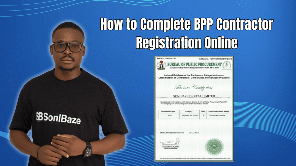 How to Complete BPP Contractor Registration Online