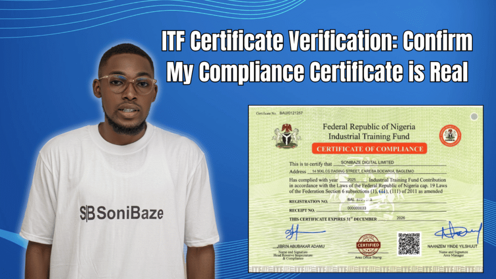 ITF Certificate Verification Confirm My Compliance Certificate is Real