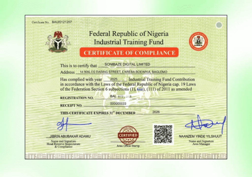 How to Get ITF Certificate in Nigeria? 2026 Application Process 3 ITF certificate