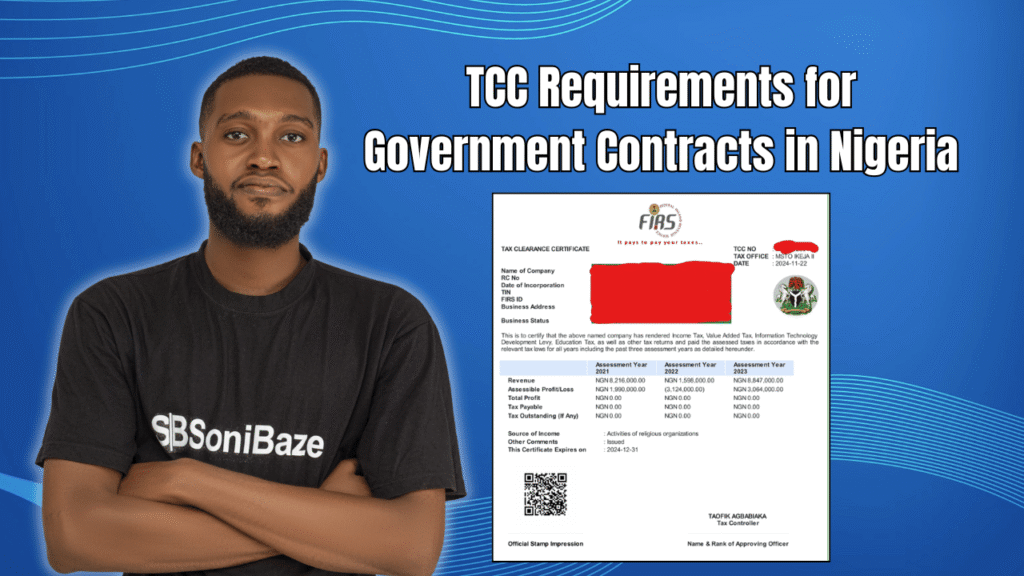 TCC Requirements for Government Contracts in Nigeria: Documents FIRS, IRS 2 TCC Requirements for Government Contracts in Nigeria