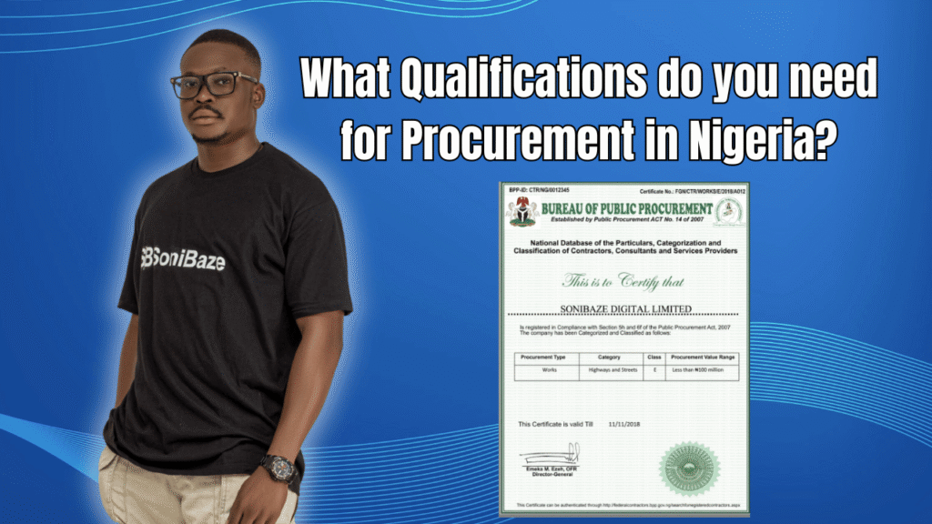 What Qualifications do you need for Procurement in Nigeria