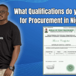 What Qualifications do you need for Procurement in Nigeria