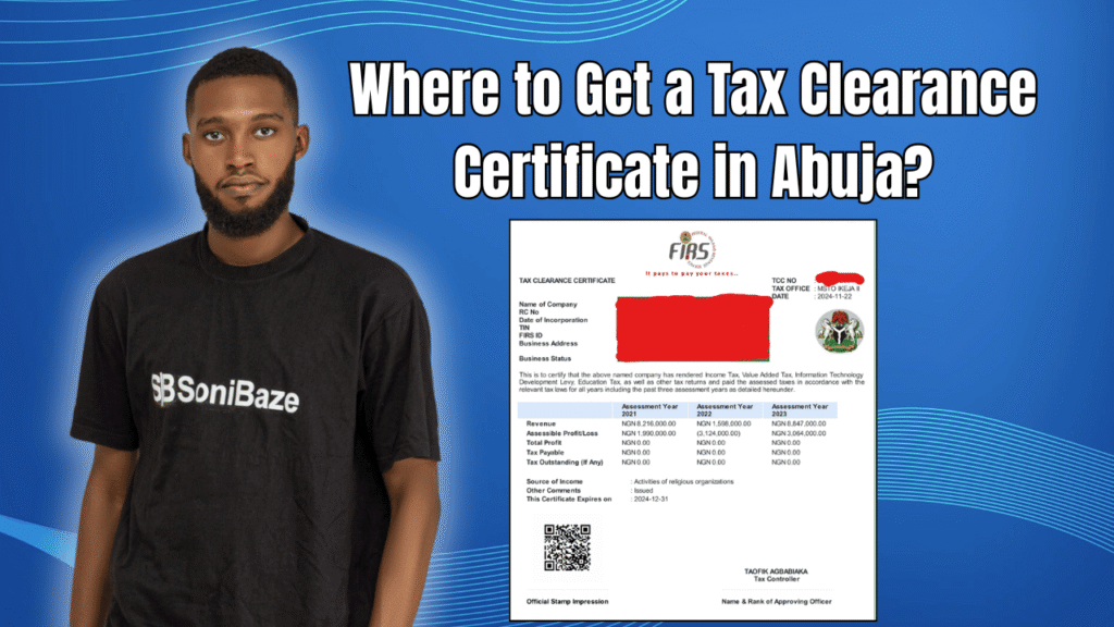 Where to Get a Tax Clearance Certificate in Abuja Location, Agencies